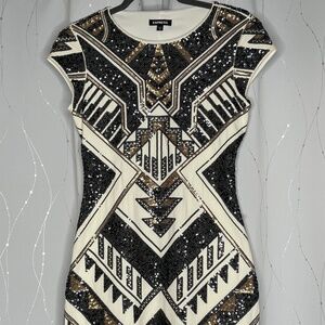 Express Sequenced Bodycon Dress